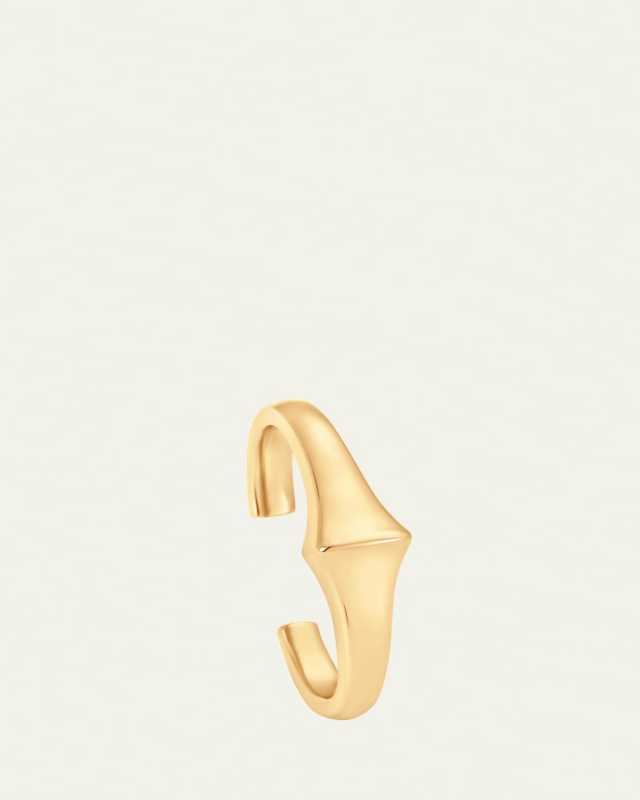 18K Yellow Gold Lucia Ear Cuff, Single